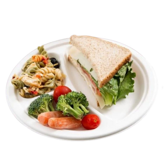 Compostable Bagasse Plates