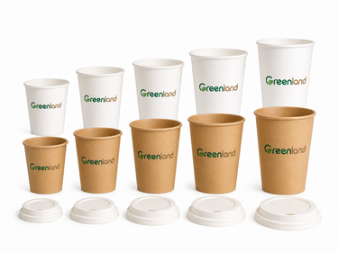 Single Wall Paper Cups Wholesale collection banner for wholesale compostable foodservice packaging