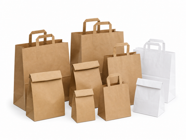 Takeout Paper Bags Wholesale collection banner for wholesale compostable foodservice packaging